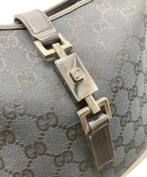 GUCCI（グッチ）GUCCI (グッチ) ジャッキー ワンショルダーバッグ ブラックの古着・服飾アイテム