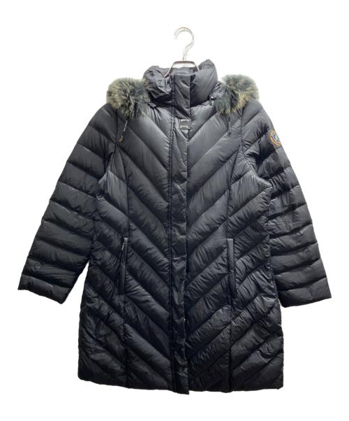 BALMAIN（バルマン）BALMAIN (バルマン) ブルーフォックスダウンコート ブラック サイズ:不明の古着・服飾アイテム
