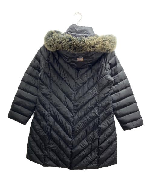 BALMAIN（バルマン）BALMAIN (バルマン) ブルーフォックスダウンコート ブラック サイズ:不明の古着・服飾アイテム