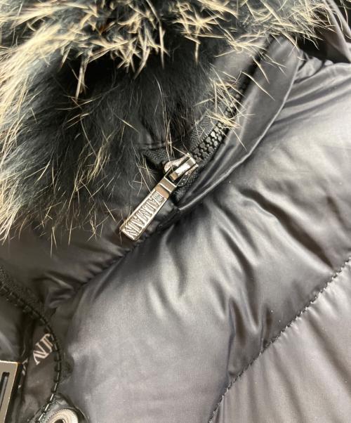BALMAIN（バルマン）BALMAIN (バルマン) ブルーフォックスダウンコート ブラック サイズ:不明の古着・服飾アイテム