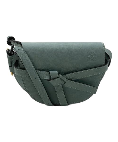 LOEWE（ロエベ）LOEWE (ロエベ) ゲートデュアルミニバッグ サックスブルーの古着・服飾アイテム