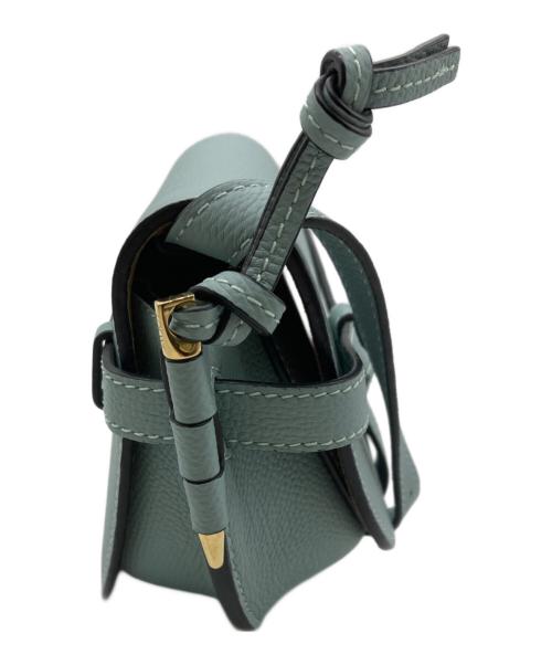 LOEWE（ロエベ）LOEWE (ロエベ) ゲートデュアルミニバッグ サックスブルーの古着・服飾アイテム