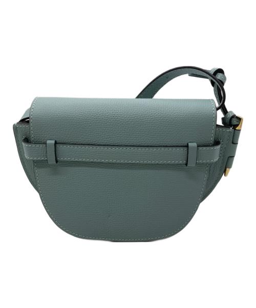 LOEWE（ロエベ）LOEWE (ロエベ) ゲートデュアルミニバッグ サックスブルーの古着・服飾アイテム