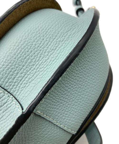 LOEWE（ロエベ）LOEWE (ロエベ) ゲートデュアルミニバッグ サックスブルーの古着・服飾アイテム