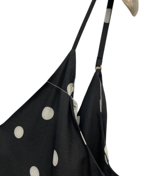 Spick and Span（スピック＆スパン）Spick and Span (スピック＆スパン) ドットティアードキャミソールワンピース ブラック サイズ:36 未使用品の古着・服飾アイテム