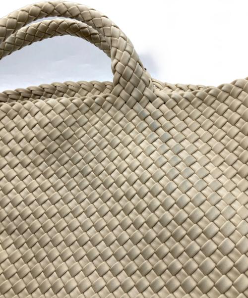 NAGHEDI（ナゲディ）NAGHEDI (ナゲディ) St. Barths L メッシュトート アイボリーの古着・服飾アイテム