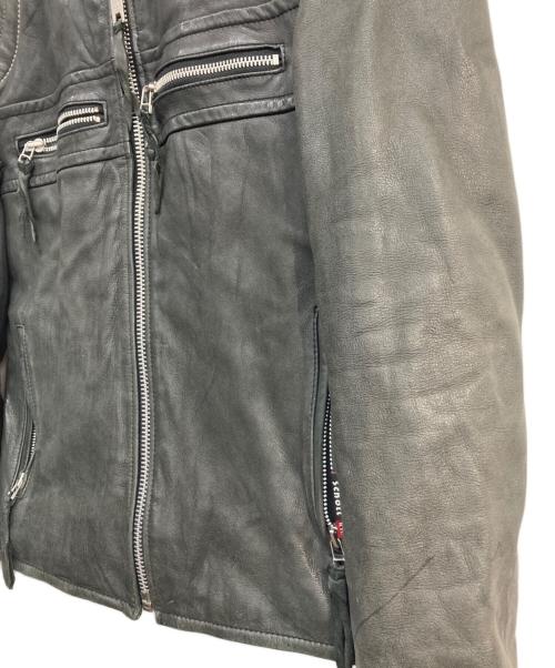 Schott（ショット）Schott (ショット) シングルライダースジャケット ブラック サイズ:Mの古着・服飾アイテム