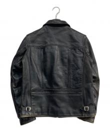 LEVI'S（リーバイス）の古着「シングルレザージャケット」｜ブラック