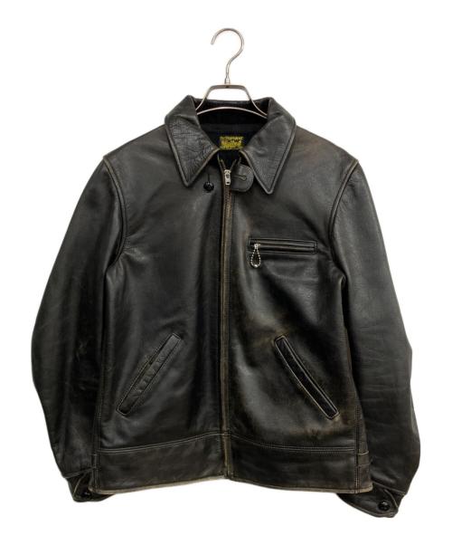 LEVI'S（リーバイス）LEVI'S (リーバイス) シングルレザージャケット ブラック サイズ:Mの古着・服飾アイテム