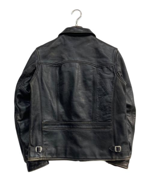 LEVI'S（リーバイス）LEVI'S (リーバイス) シングルレザージャケット ブラック サイズ:Mの古着・服飾アイテム