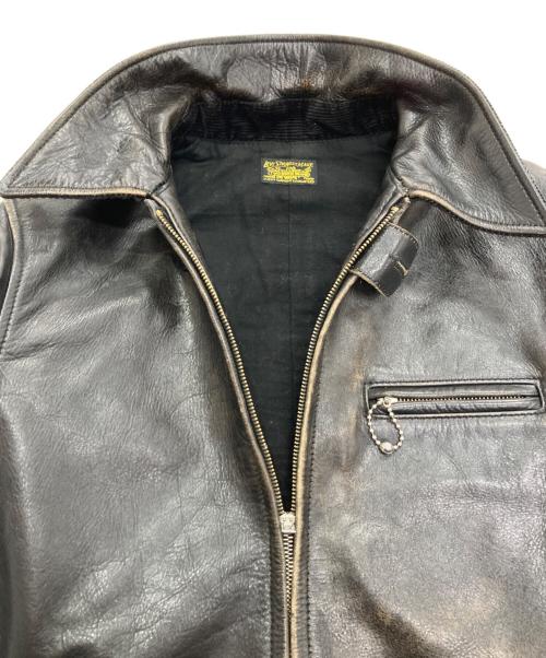 LEVI'S（リーバイス）LEVI'S (リーバイス) シングルレザージャケット ブラック サイズ:Mの古着・服飾アイテム