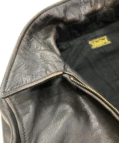 LEVI'S（リーバイス）LEVI'S (リーバイス) シングルレザージャケット ブラック サイズ:Mの古着・服飾アイテム