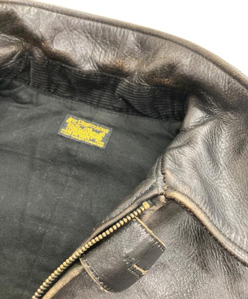 LEVI'S（リーバイス）LEVI'S (リーバイス) シングルレザージャケット ブラック サイズ:Mの古着・服飾アイテム