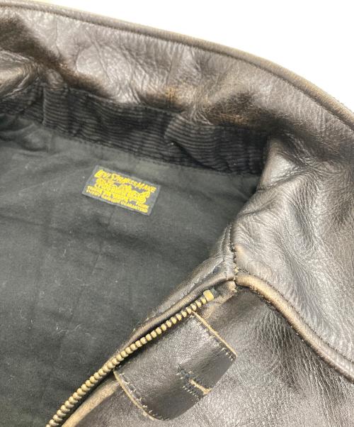 LEVI'S（リーバイス）LEVI'S (リーバイス) シングルレザージャケット ブラック サイズ:Mの古着・服飾アイテム