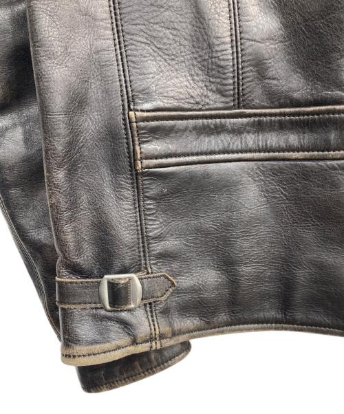 LEVI'S（リーバイス）LEVI'S (リーバイス) シングルレザージャケット ブラック サイズ:Mの古着・服飾アイテム
