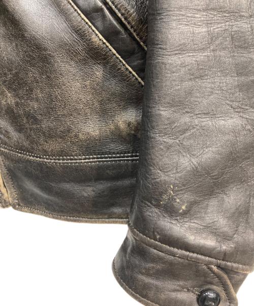 LEVI'S（リーバイス）LEVI'S (リーバイス) シングルレザージャケット ブラック サイズ:Mの古着・服飾アイテム