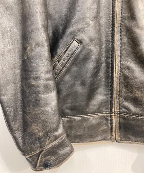 LEVI'S（リーバイス）LEVI'S (リーバイス) シングルレザージャケット ブラック サイズ:Mの古着・服飾アイテム