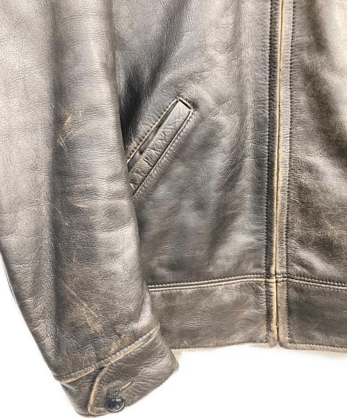 LEVI'S（リーバイス）LEVI'S (リーバイス) シングルレザージャケット ブラック サイズ:Mの古着・服飾アイテム