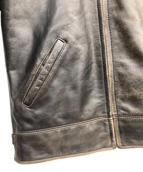 LEVI'S（リーバイス）LEVI'S (リーバイス) シングルレザージャケット ブラック サイズ:Mの古着・服飾アイテム