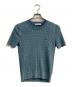 LACOSTE（ラコステ）の古着「ケーブルニットTシャツ」｜ブルー