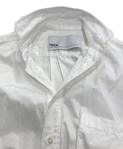 ticca（ティッカ）TICCA (ティッカ) シャツワンピース ホワイト サイズ:Freeの古着・服飾アイテム