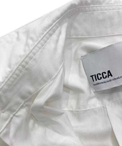 ticca（ティッカ）TICCA (ティッカ) シャツワンピース ホワイト サイズ:Freeの古着・服飾アイテム