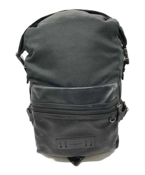 COACH（コーチ）COACH (コーチ) レザーリュック ブラックの古着・服飾アイテム
