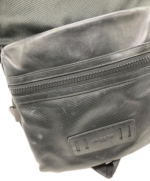 COACH（コーチ）COACH (コーチ) レザーリュック ブラックの古着・服飾アイテム
