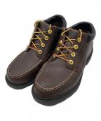 Timberlandティンバーランド）の古着「BASIC SINGLE MOC TOE OX WP」｜ブラウン