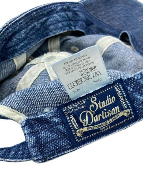 STUDIO D'ARTISAN（ステュディオダルチザン）STUDIO D'ARTISAN (ステュディオダルチザン) デニムキャップ インディゴの古着・服飾アイテム