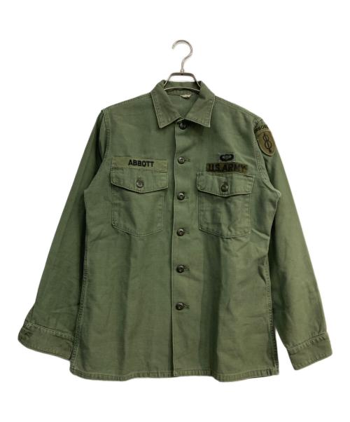 US ARMY（ユーエスアーミー）US ARMY (ユーエスアーミー) ユーティリティーシャツ カーキ サイズ:15 1/2-X33の古着・服飾アイテム