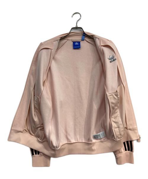 adidas（アディダス）adidas (アディダス) トラックジャケット ピンク サイズ:Lの古着・服飾アイテム