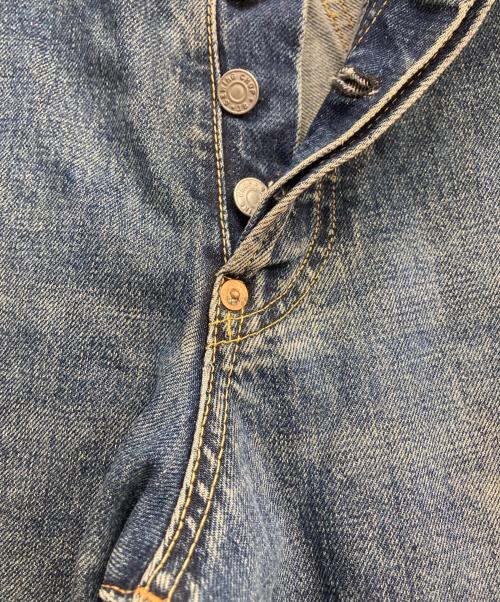 Sewing Chop O'alls（ソーイングチョップオールズ）Sewing Chop O'alls (ソーイングチョップオールズ) シンチバッククデニムパンツ ブルー サイズ:36の古着・服飾アイテム