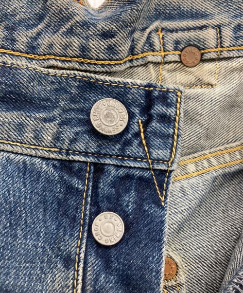 Sewing Chop O'alls（ソーイングチョップオールズ）Sewing Chop O'alls (ソーイングチョップオールズ) シンチバッククデニムパンツ ブルー サイズ:36の古着・服飾アイテム