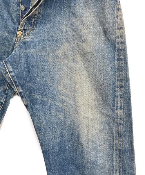 Sewing Chop O'alls（ソーイングチョップオールズ）Sewing Chop O'alls (ソーイングチョップオールズ) シンチバッククデニムパンツ ブルー サイズ:36の古着・服飾アイテム