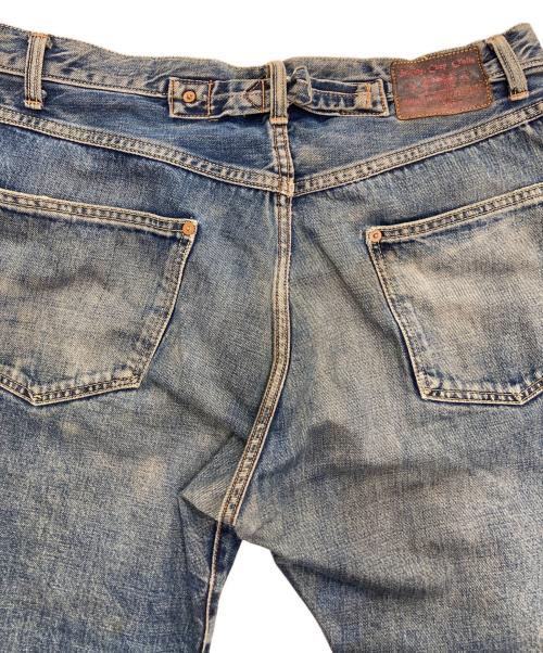 Sewing Chop O'alls（ソーイングチョップオールズ）Sewing Chop O'alls (ソーイングチョップオールズ) シンチバッククデニムパンツ ブルー サイズ:36の古着・服飾アイテム