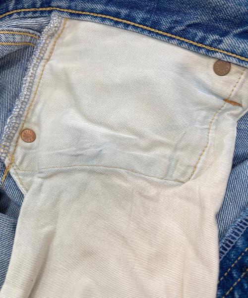 Sewing Chop O'alls（ソーイングチョップオールズ）Sewing Chop O'alls (ソーイングチョップオールズ) シンチバッククデニムパンツ ブルー サイズ:36の古着・服飾アイテム