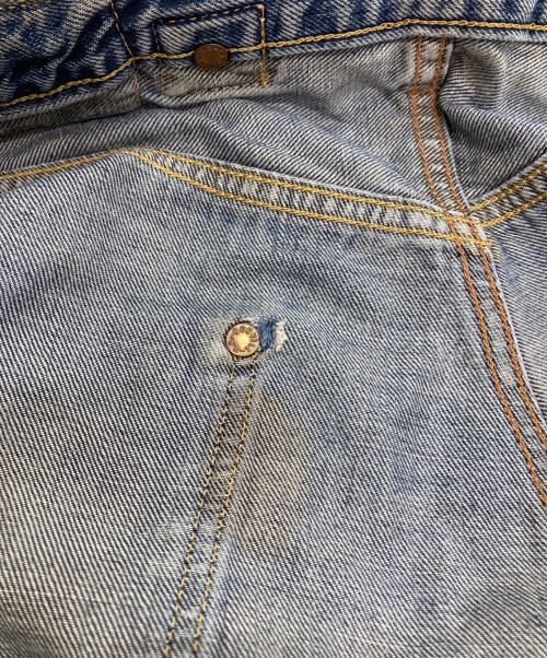 Sewing Chop O'alls（ソーイングチョップオールズ）Sewing Chop O'alls (ソーイングチョップオールズ) シンチバッククデニムパンツ ブルー サイズ:36の古着・服飾アイテム