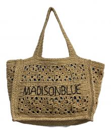 MADISON BLUE（マディソンブルー）の古着「CROCHET TOTE BAG PAPEER」｜ベージュ