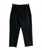 GOLDWINゴールドウイン）の古着「One Tuck Tapered Stretch Pants」｜ブラック