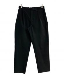 GOLDWIN（ゴールドウイン）の古着「One Tuck Tapered Stretch Pants」｜ブラック