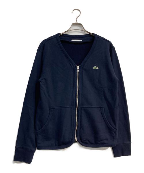 LACOSTE（ラコステ）LACOSTE (ラコステ) ダブルジップスウェットカーディガン ネイビー サイズ:FR3の古着・服飾アイテム