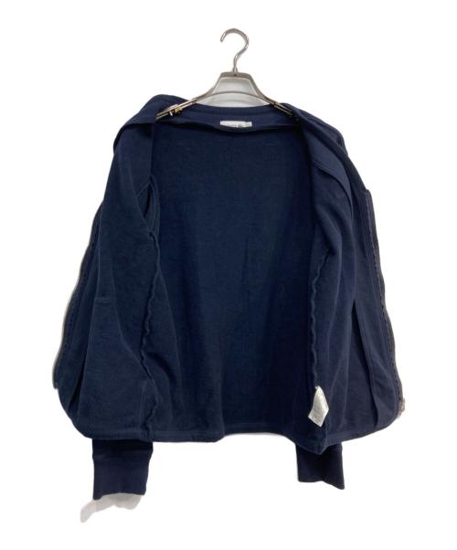 LACOSTE（ラコステ）LACOSTE (ラコステ) ダブルジップスウェットカーディガン ネイビー サイズ:FR3の古着・服飾アイテム