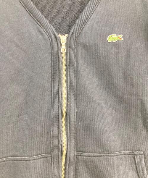 LACOSTE（ラコステ）LACOSTE (ラコステ) ダブルジップスウェットカーディガン ネイビー サイズ:FR3の古着・服飾アイテム