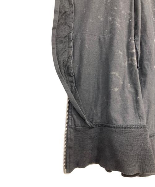 h.ANARCHY（エイチアナーキ）h.ANARCHY (エイチアナーキ) 総プリントジップパーカー ブラック サイズ: Freeの古着・服飾アイテム