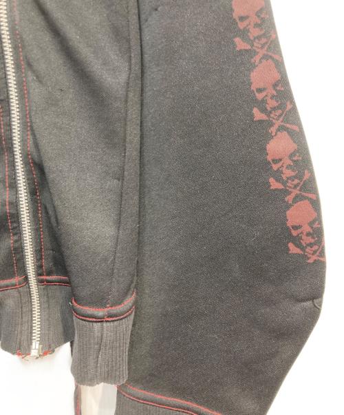 h.ANARCHY（エイチアナーキ）h.ANARCHY (エイチアナーキ) ジップアップレイヤードスウェット ブラック サイズ:Freeの古着・服飾アイテム