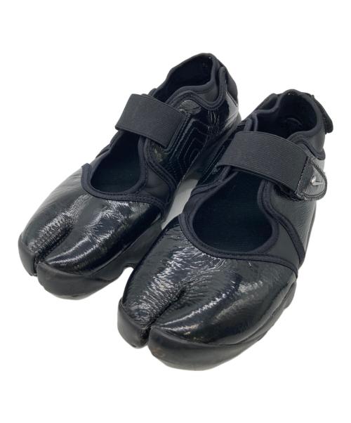 NIKE（ナイキ）NIKE (ナイキ) AIR RIFT BLACK/METALLIC SILVER-BLACK ブラック サイズ:24㎝の古着・服飾アイテム