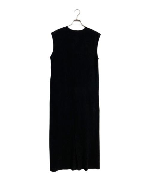 CITYSHOP（シティショップ）CITYSHOP (シティショップ) FAUX SUEDE I-LINE DRESS：ワンピース ブラック サイズ:36の古着・服飾アイテム