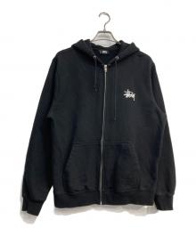 stussy（ステューシー）の古着「ジップパーカー」｜ブラック