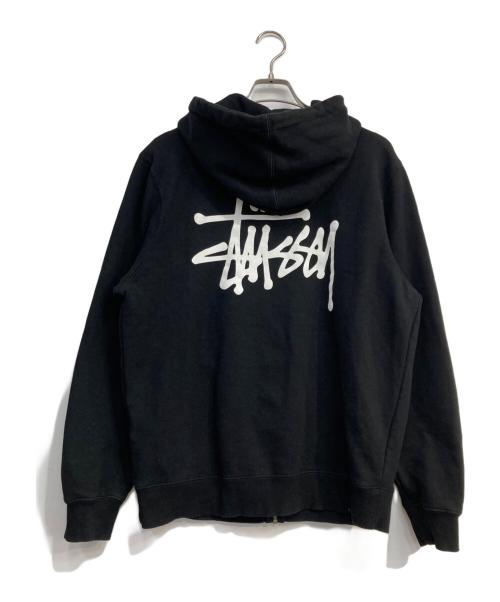 stussy（ステューシー）stussy (ステューシー) ジップパーカー ブラック サイズ:Sの古着・服飾アイテム
